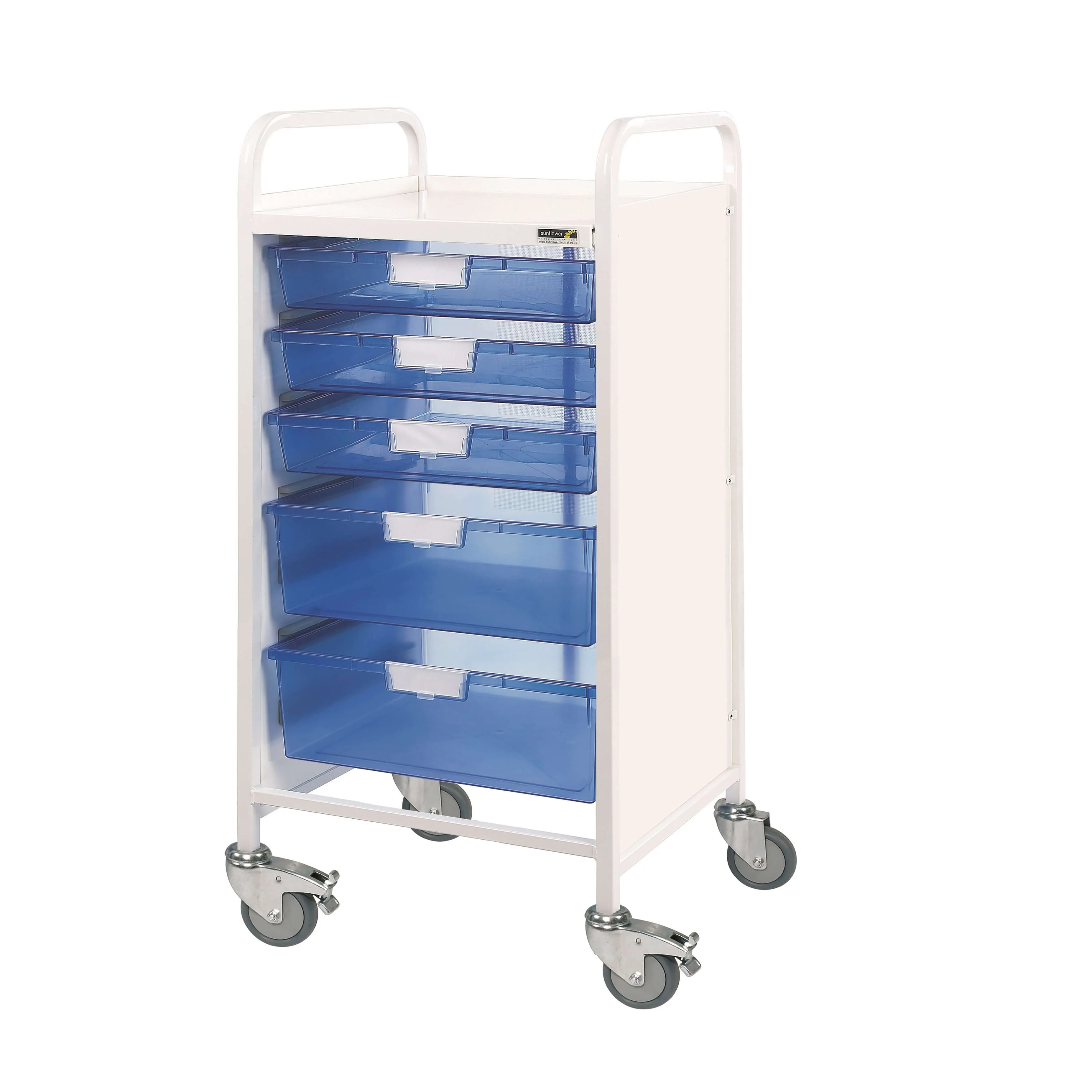 Sunflower - VISTA 55 Trolley - 3 Single & 2 Double Depth Trays