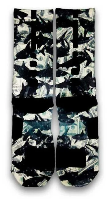 Swimming In Dough Custom Elite Socks