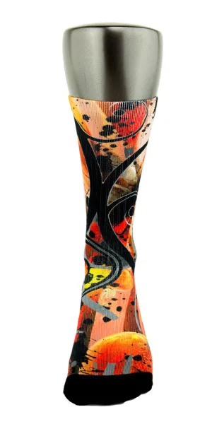 System 8 Challenge Red CES Custom Socks