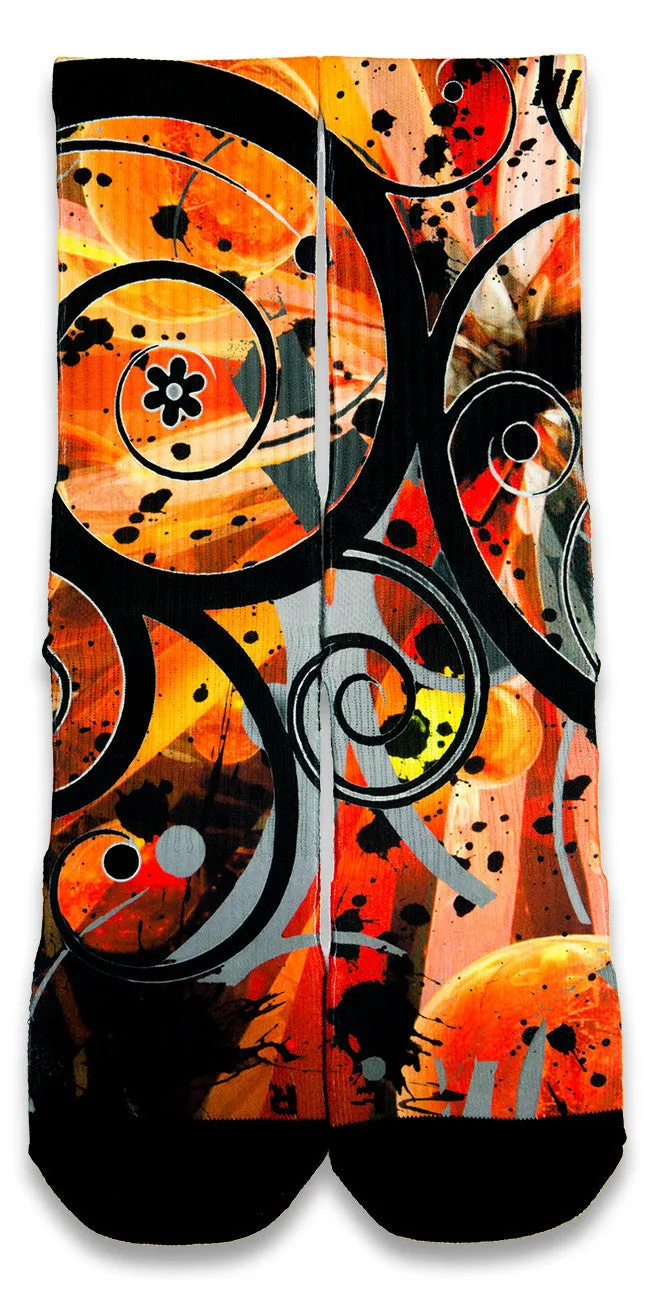 System 8 Challenge Red CES Custom Socks