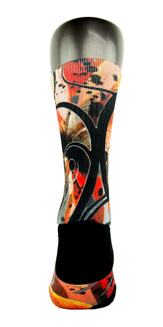 System 8 Challenge Red CES Custom Socks