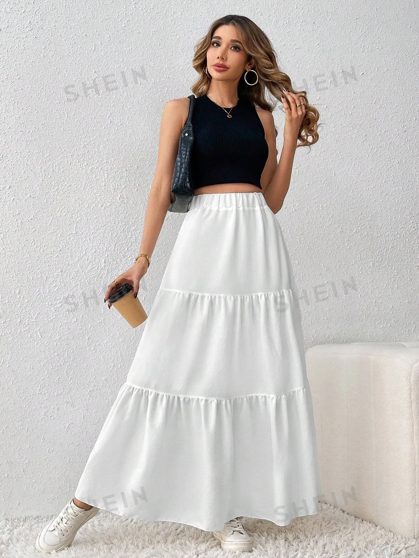 Tall Women's Multi-Layer Skirt