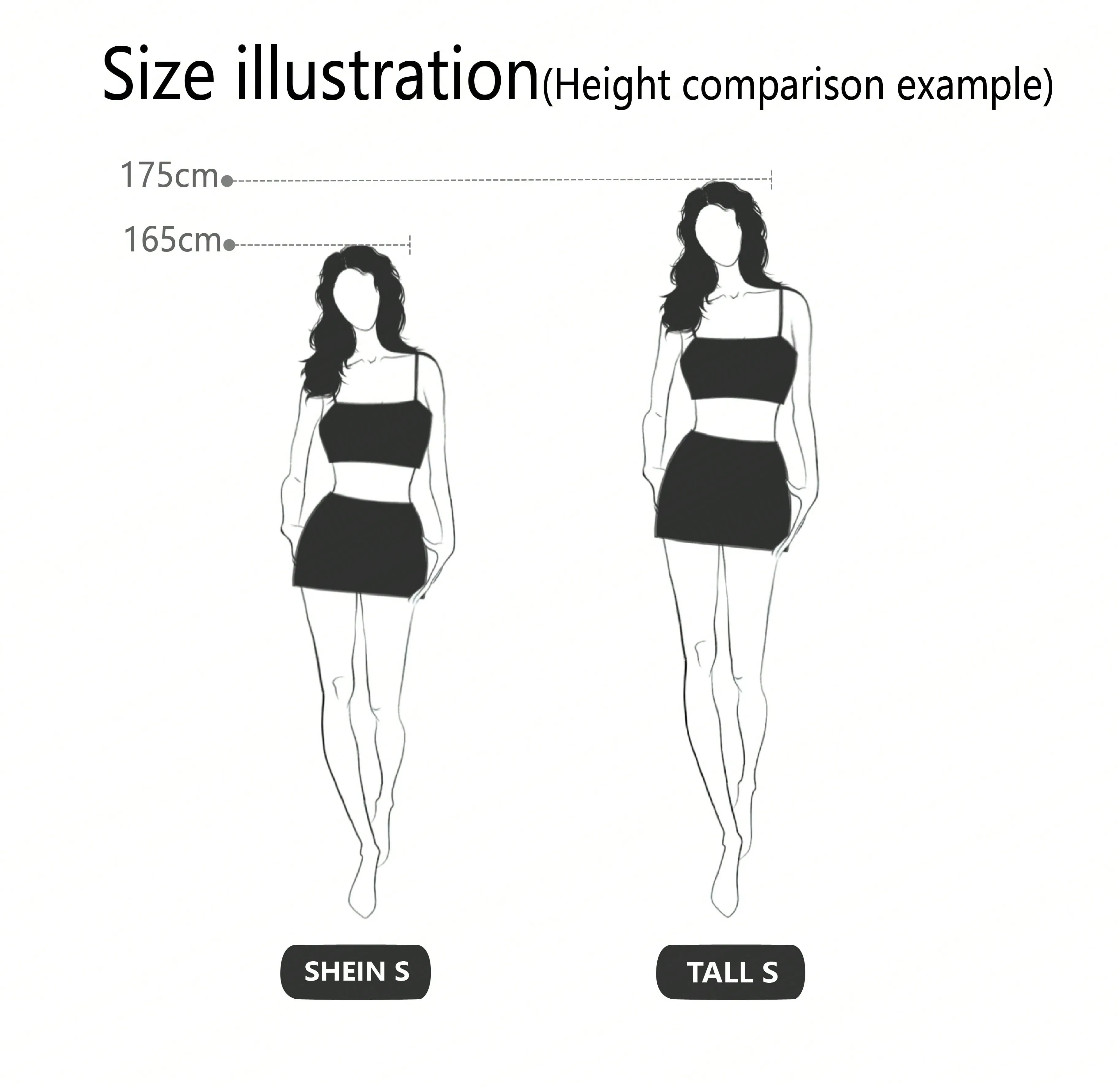 Tall Women's Multi-Layer Skirt