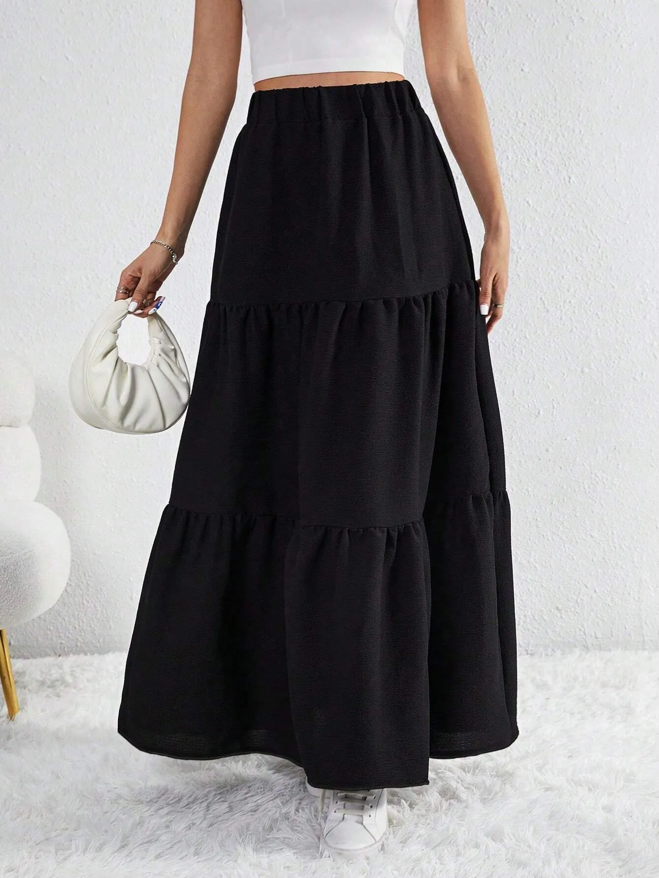 Tall Women's Multi-Layer Skirt