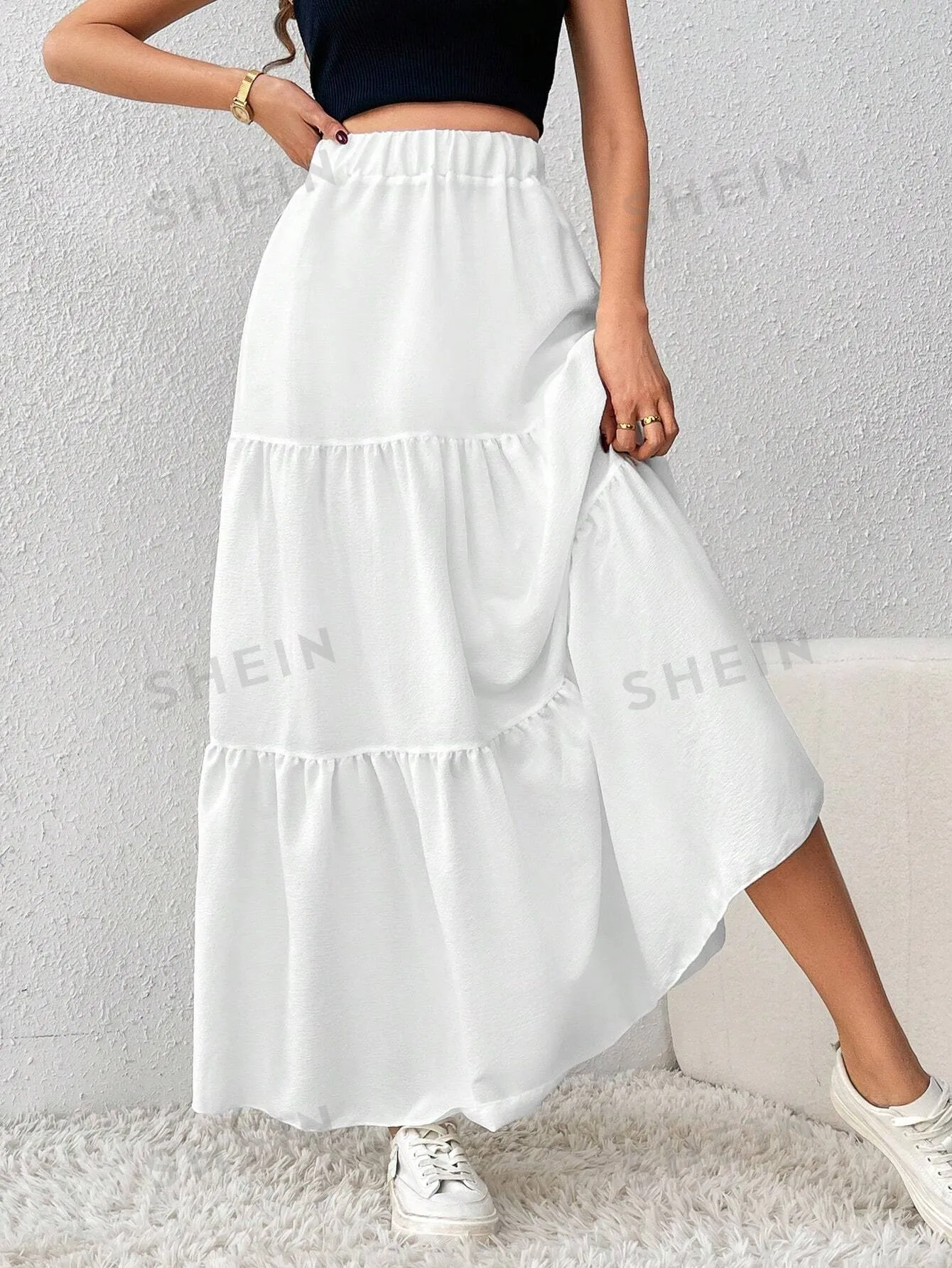 Tall Women's Multi-Layer Skirt