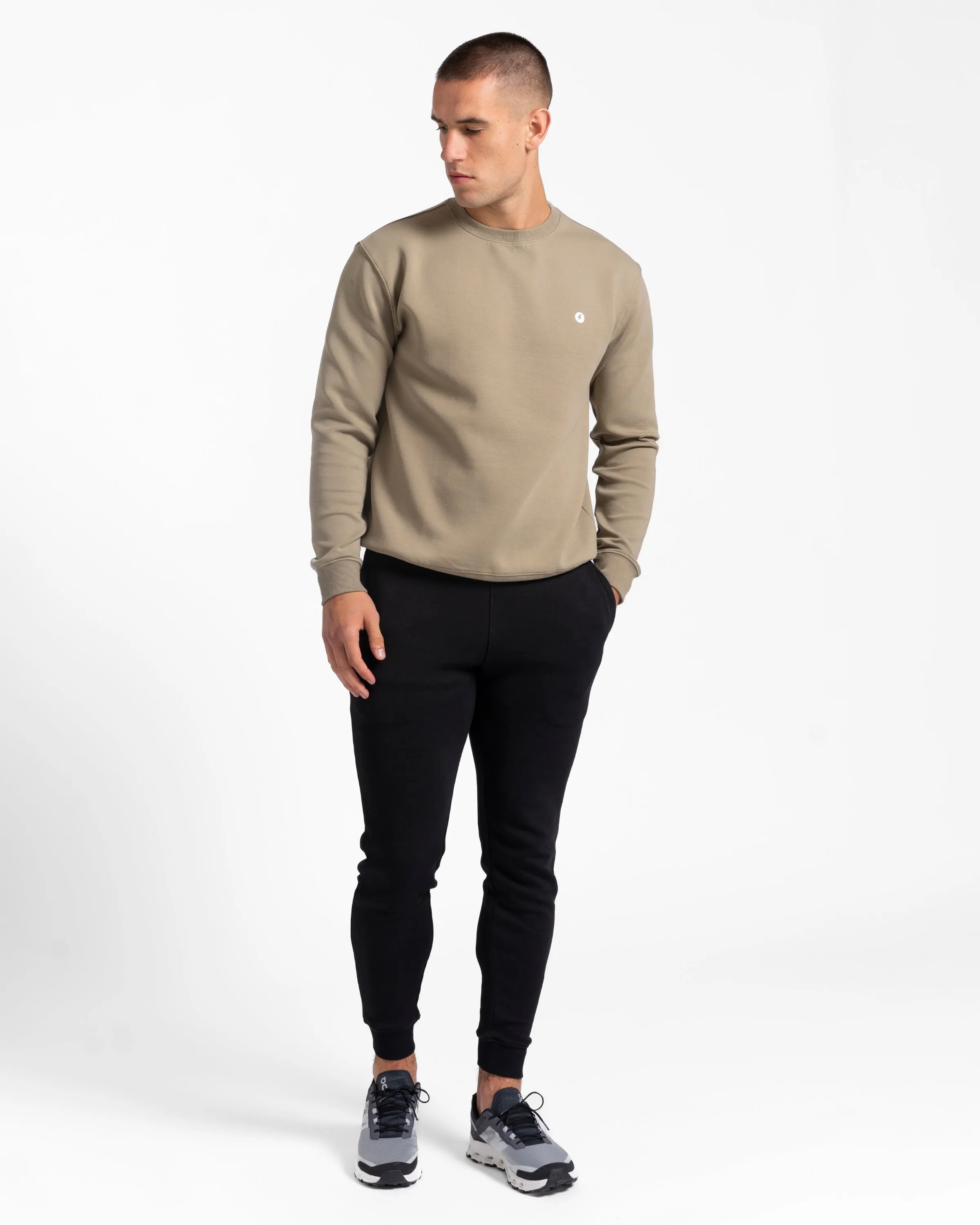 tek//pak Men's Crew Neck Sage Grey