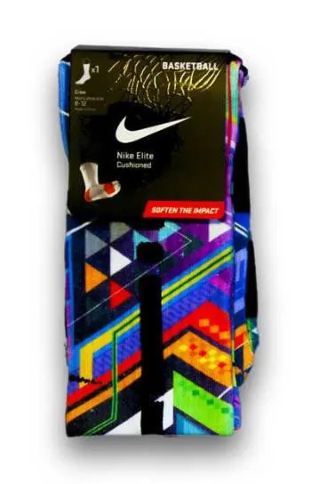 The Purple Grid Custom Elite Socks