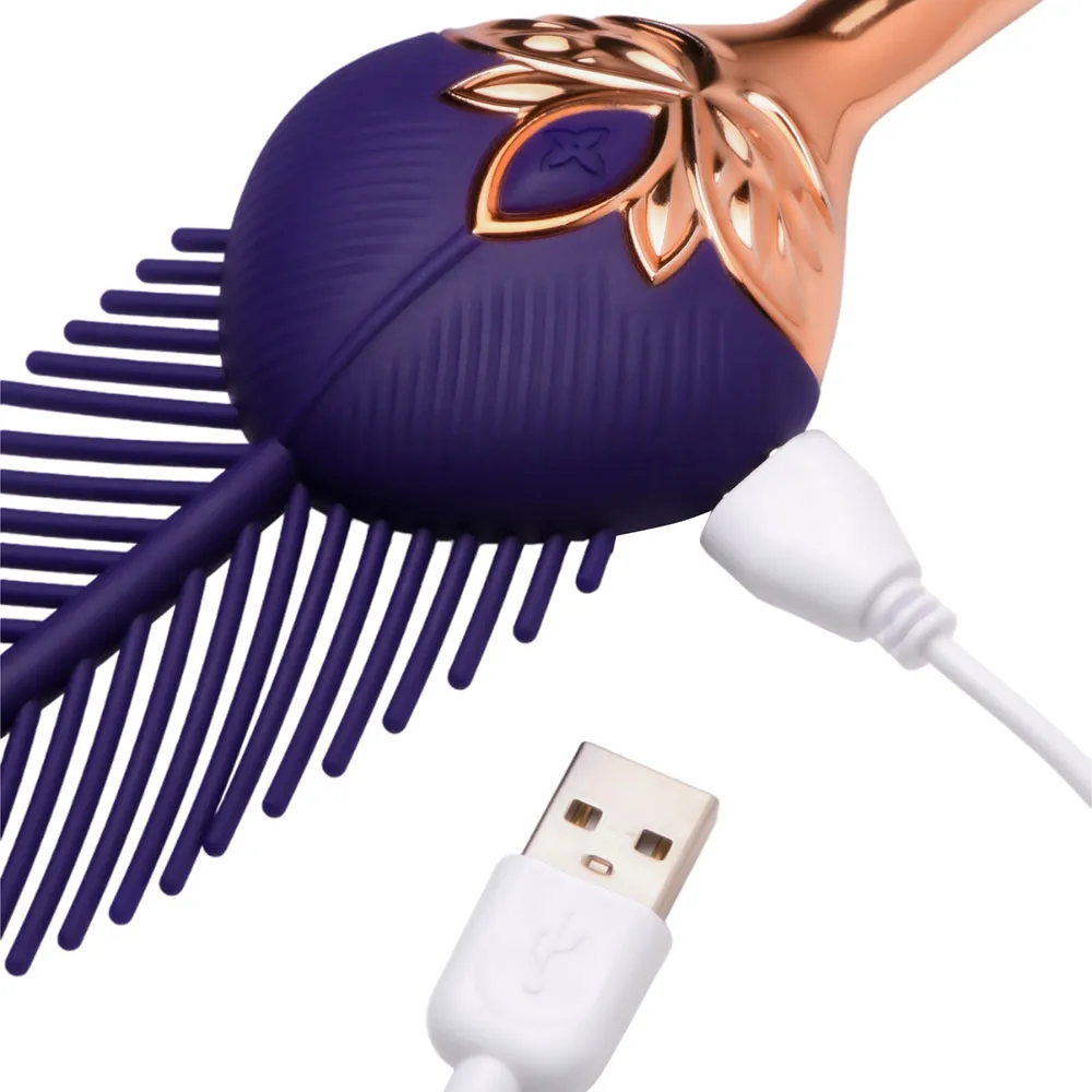 The Tickler Vibrating Silicone Feather
