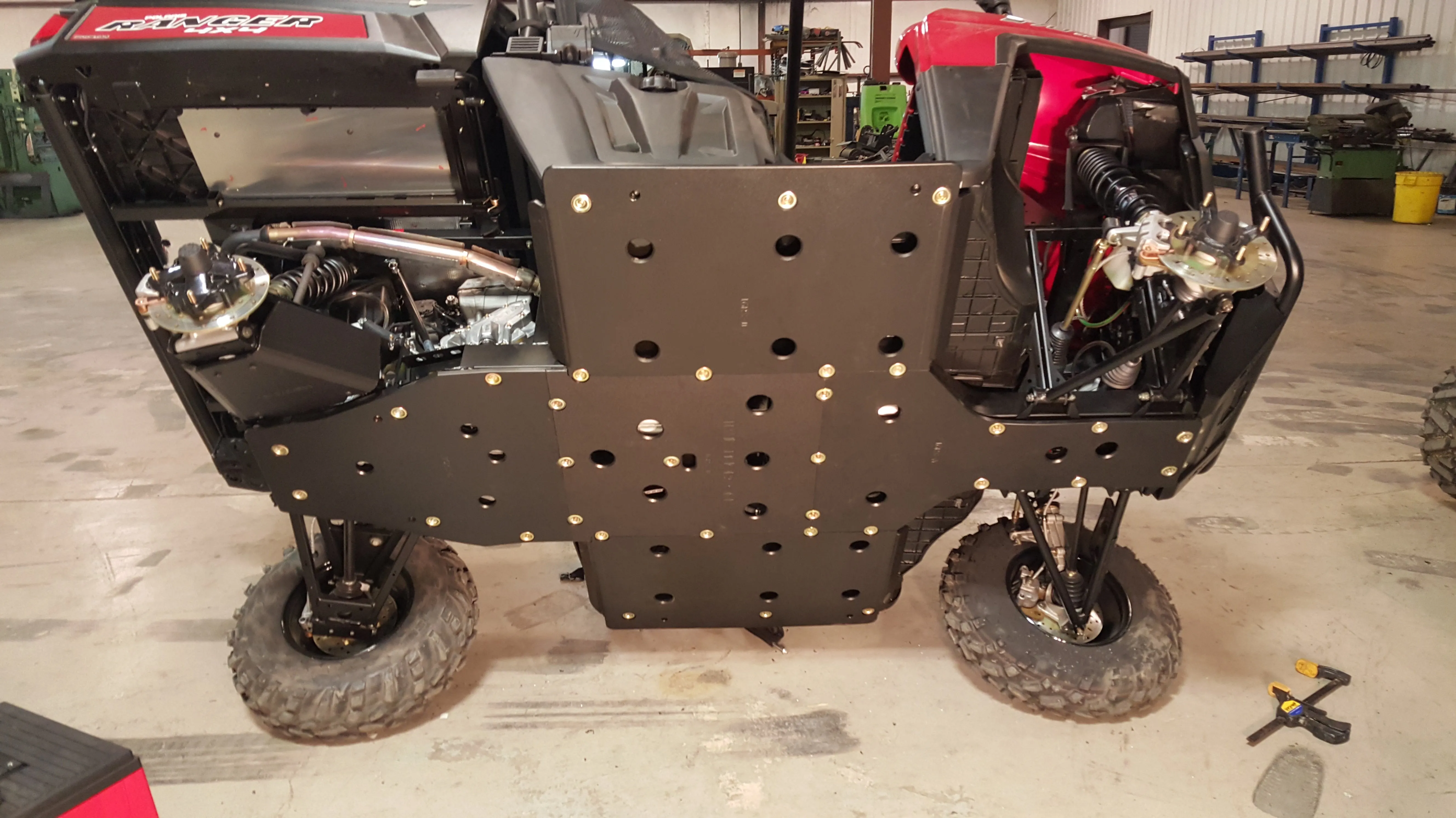 Trail Armor Polaris Ranger 570 Full Size Economy (Struts) Full Skids with Sliders 2016 - 2024