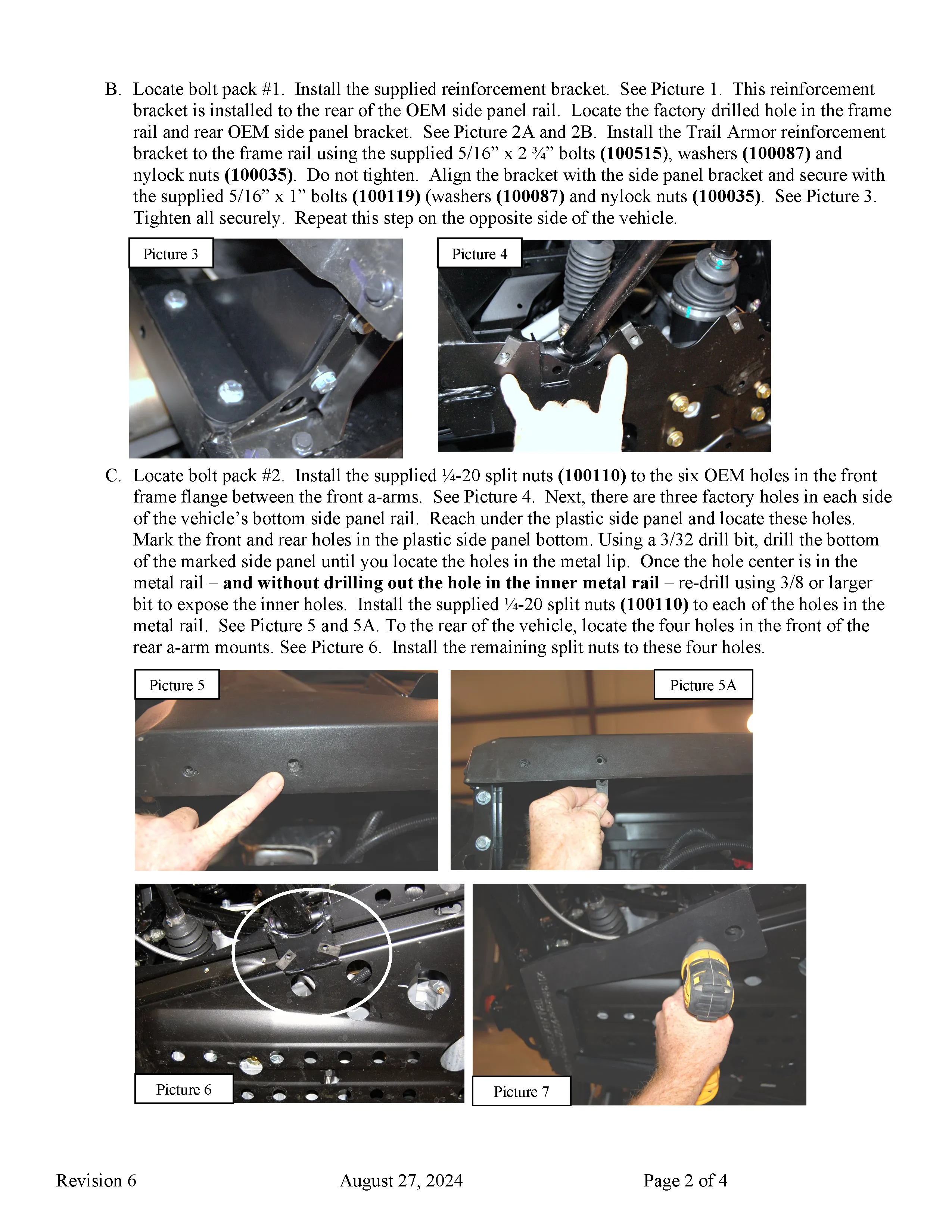 Trail Armor Polaris Ranger XP 900, Ranger XP 1000, and Ranger Full Size XP 570 Full Skids with Sliders