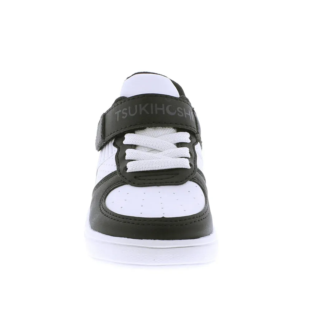 Tsukihosi Child (Sizes 8-3) Court Sneakers - Black/White
