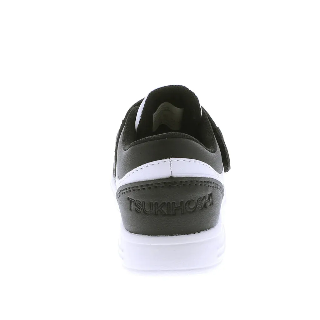Tsukihosi Child (Sizes 8-3) Court Sneakers - Black/White