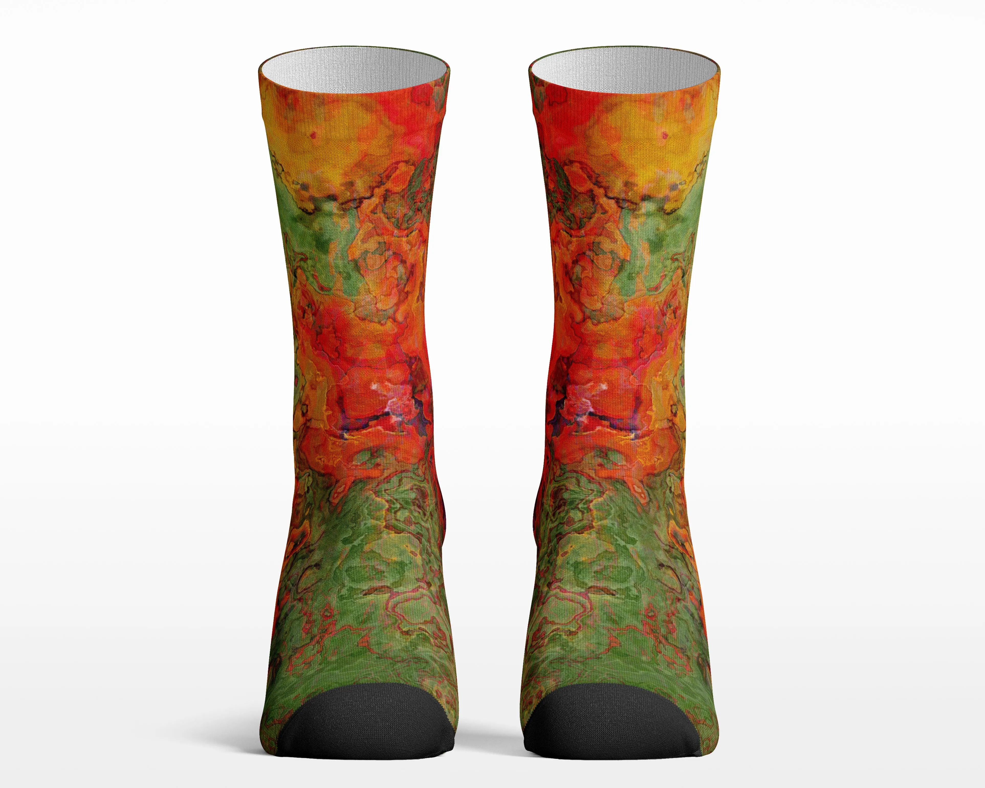 Unisex Socks, Poppies