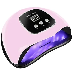 UV Light for Nails, BIGBEAR 48W LED Nail Light for Gel Polish, Fast Nail Dryer with Automatic Sensor, 3 Timer Setting, Small & Portable, UV LED Nail Lamp for Fingernail and Toenail