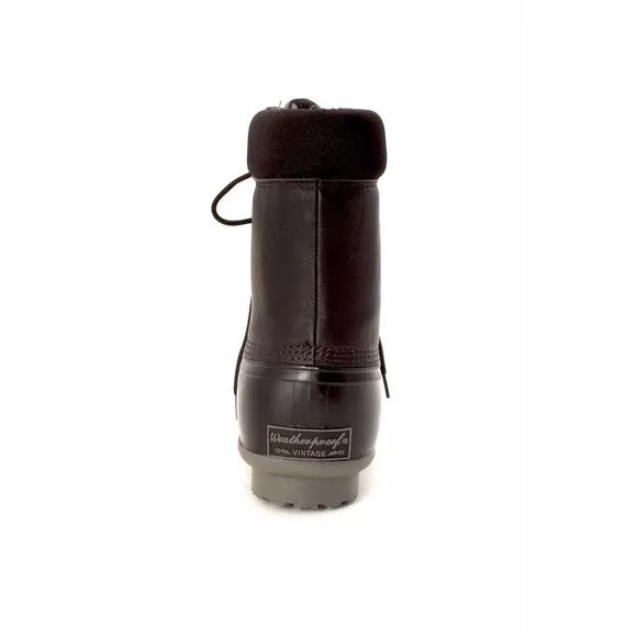 Weatherproof Mens Adam 2 Leather Closed Toe Ankle Cold Weather Black
