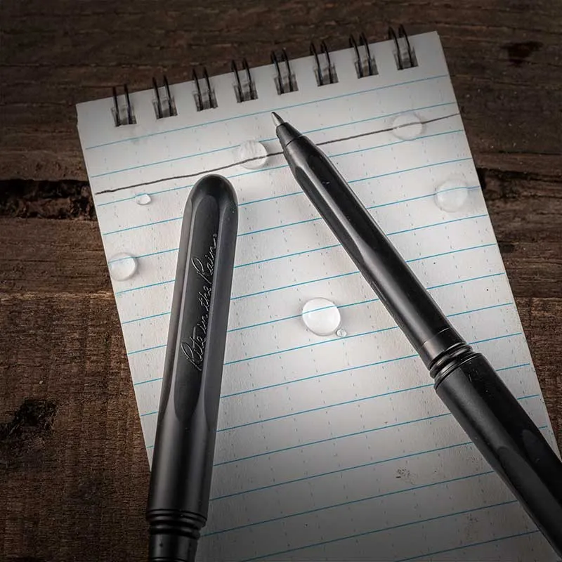 Weatherproof Pocket Pens 2pk - Black