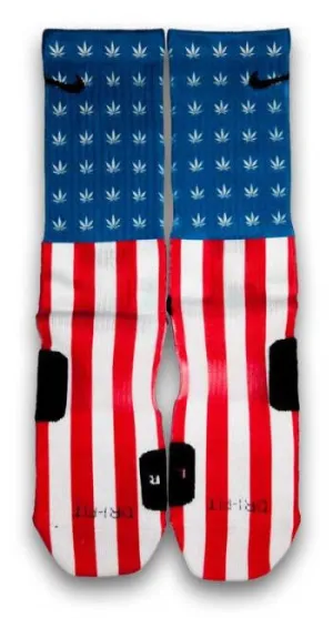 Weed Country Custom Elite Socks