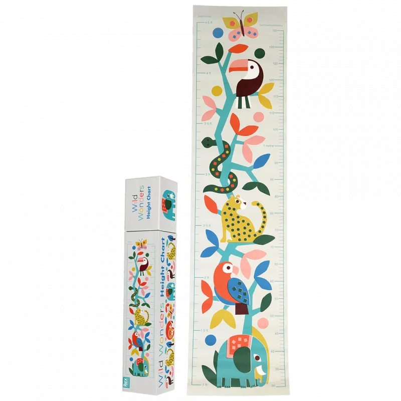 Wild Wonders Height Chart