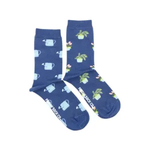 Women's Plant & Watering Can Socks (Crew)