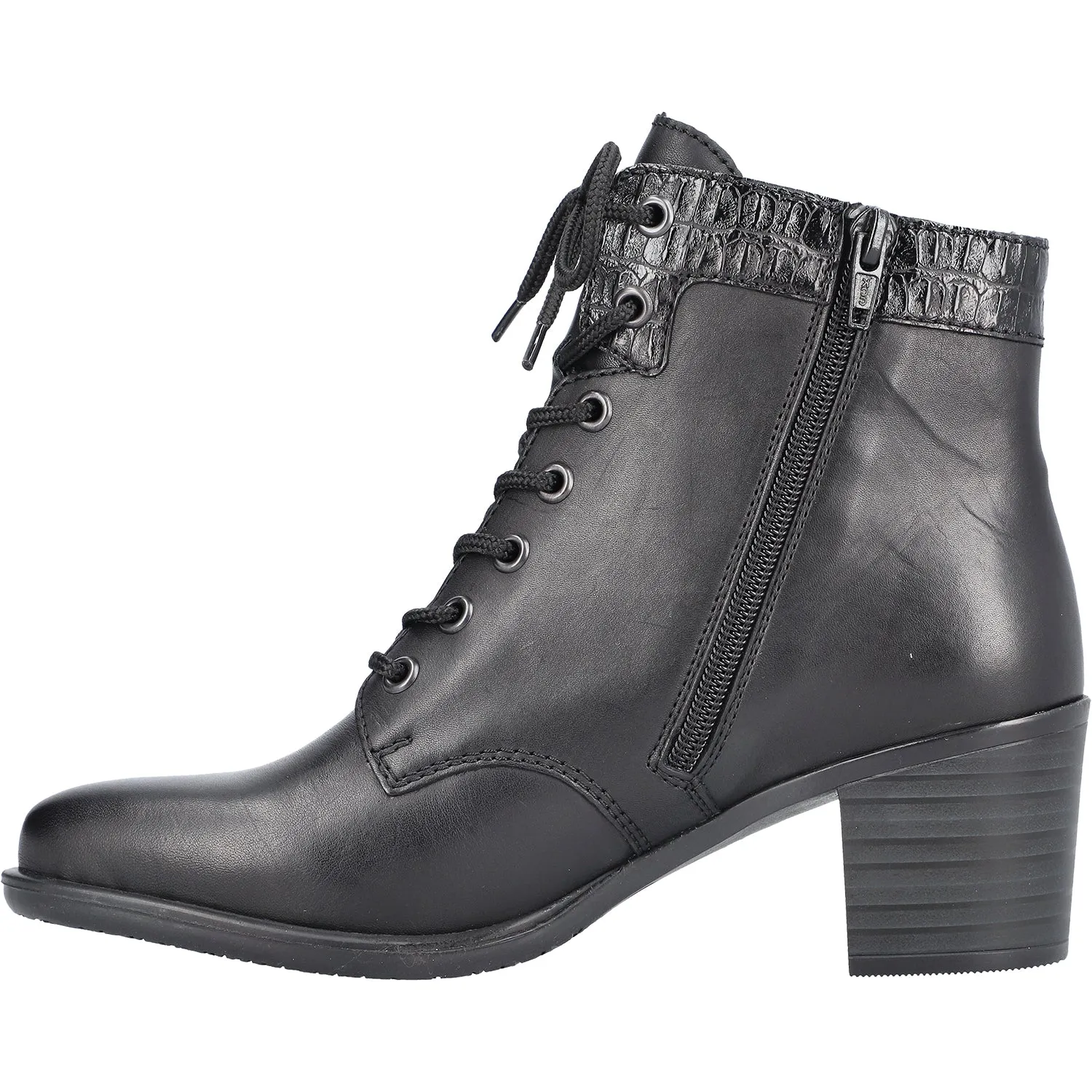 Women's Rieker Y2040-00 Ines 40 Black Synthetic