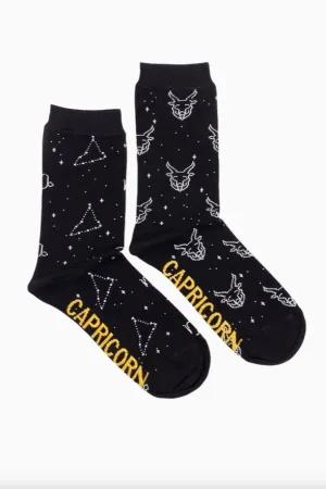Womens Zodiac Mismatched Socks | Capricorn