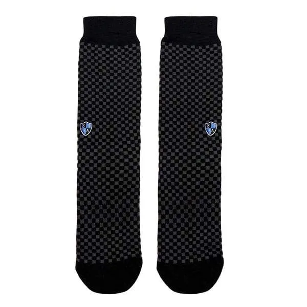 Woven Socks | Crew | Carbon Fiber