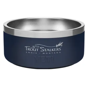 YETI Boomer 4 Dog Bowl MTS Logo Navy