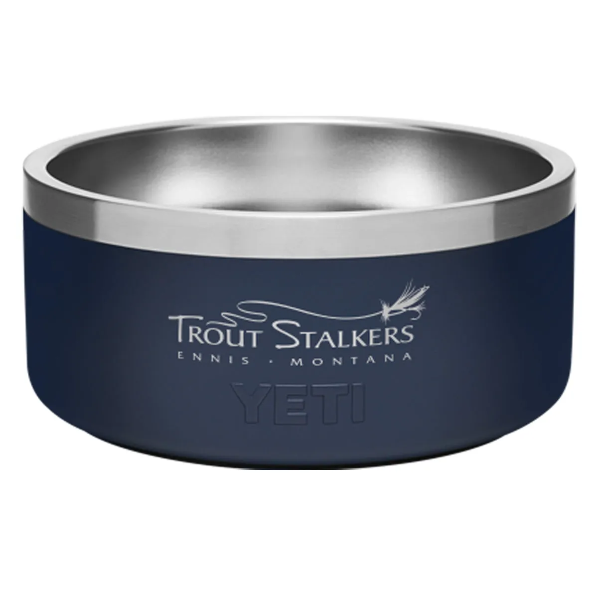 YETI Boomer 4 Dog Bowl MTS Logo Navy